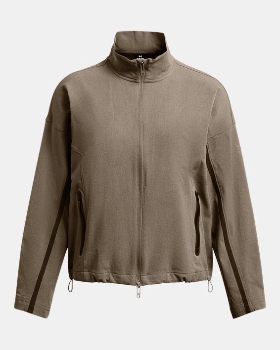 Women's UA Unstoppable Vent Jacket in Brown image number 5